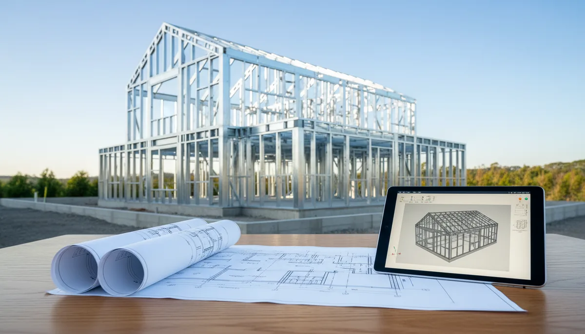 Plan maison ossature métallique : conception, étapes et budget